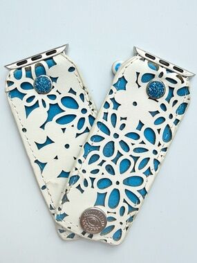 Watch Me Creations Authentic Upcycled Kate Spade Couture Apple Watch Band